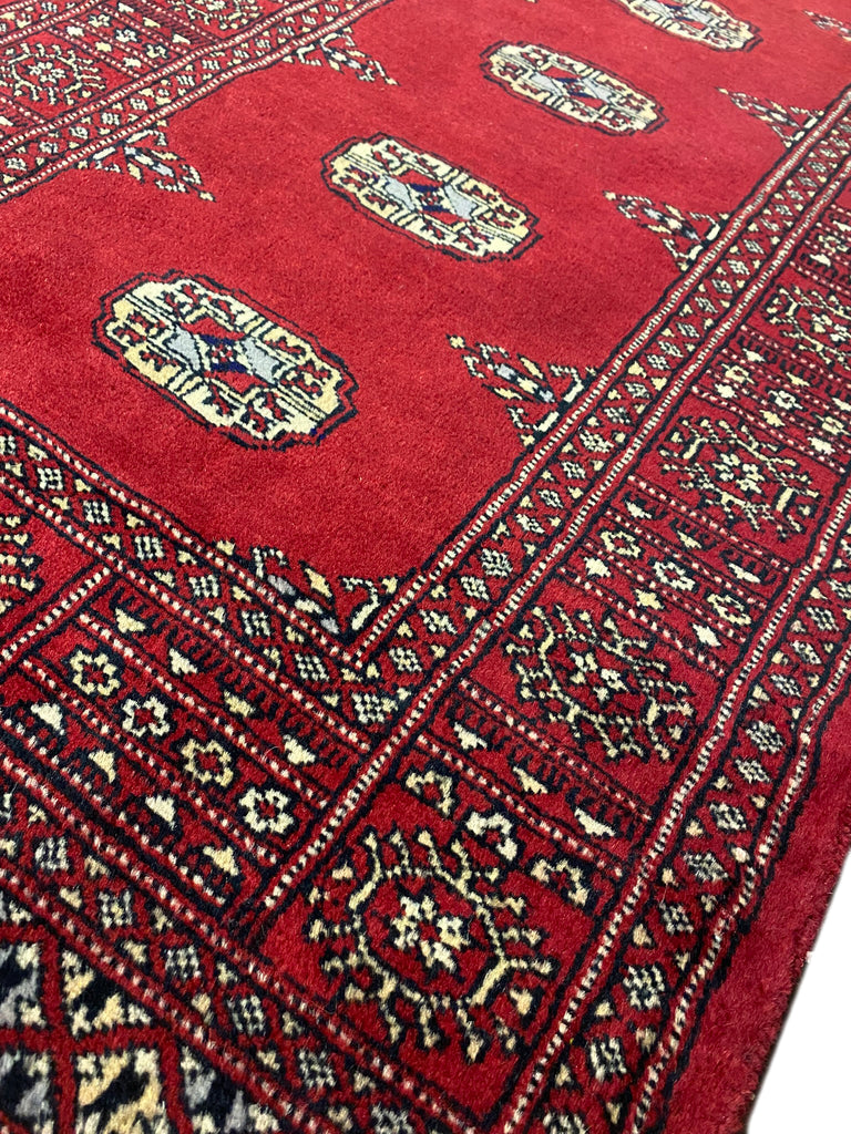 2.7 x 8.5 Handmade Bokhara Imported Pakistan Wool Runner #F-3006