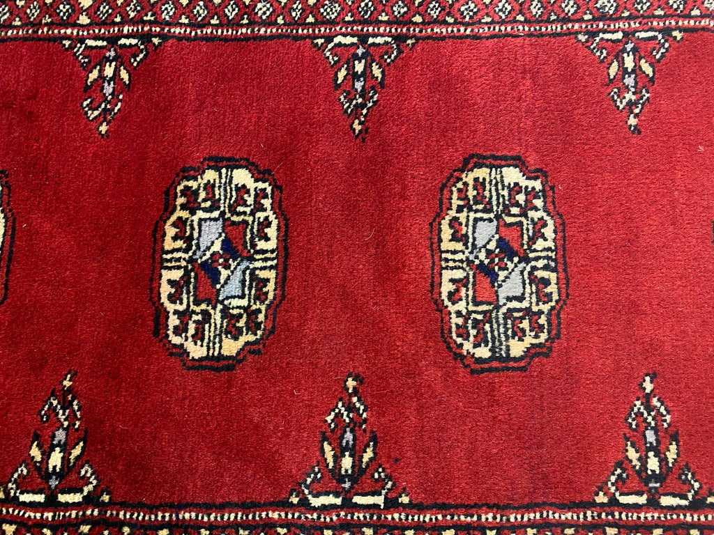 2.7 x 8.5 Handmade Bokhara Imported Pakistan Wool Runner #F-3006