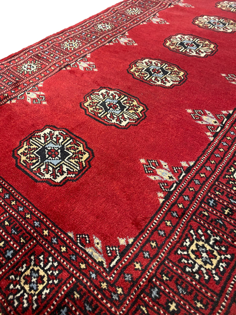 2.8 x 7.6 Traditional Handmade Pakistan Classic Bokhara Runner #F-3007