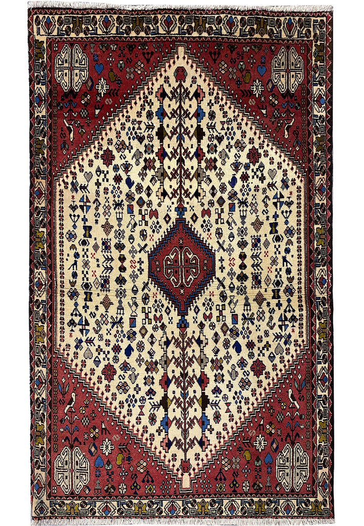 3 x 5 Traditional Handmade Geometric Persian Tribal Rug