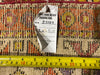Load image into Gallery viewer, 3.4 x 6 Traditional Persian Kordistan Geometric Handmade Wool Rug Yellow Gold #F-23359