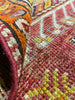 Load image into Gallery viewer, 3.4 x 6 Traditional Persian Kordistan Geometric Handmade Wool Rug Yellow Gold #F-23359