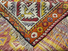Load image into Gallery viewer, 3.4 x 6 Traditional Persian Kordistan Geometric Handmade Wool Rug Yellow Gold #F-23359