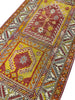 Load image into Gallery viewer, 3.4 x 6 Traditional Persian Kordistan Geometric Handmade Wool Rug Yellow Gold #F-23359