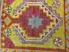 Load image into Gallery viewer, 3.4 x 6 Traditional Persian Kordistan Geometric Handmade Wool Rug Yellow Gold #F-23359
