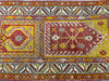 Load image into Gallery viewer, 3.4 x 6 Traditional Persian Kordistan Geometric Handmade Wool Rug Yellow Gold #F-23359