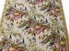 Load image into Gallery viewer, 5.5 x 8.5 Peacock Floral Good Luck Needle Point Rug HANDMADE 