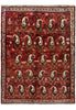 Load image into Gallery viewer, 4.9 x 6 Hand-Knotted Botteh Paiely Persian Qashqai Rug