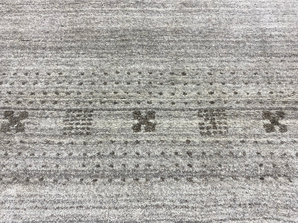 3 x 5 Handmade Gabbeh Wool Rug CONTEMPORARY GRAY #F-3014