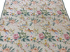 Load image into Gallery viewer, 6 x 9 BIRDS French FLORAL Handmade Needle Point Tapestry Rug #F-3018