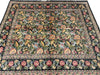 Load image into Gallery viewer, 8 x 7.3 Green Signed Persian Wool and Silk Rug 16010