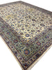 Load image into Gallery viewer, 12.3 x 17.2 Beige Hand-knotted Persian Kashan Large Rug 14381