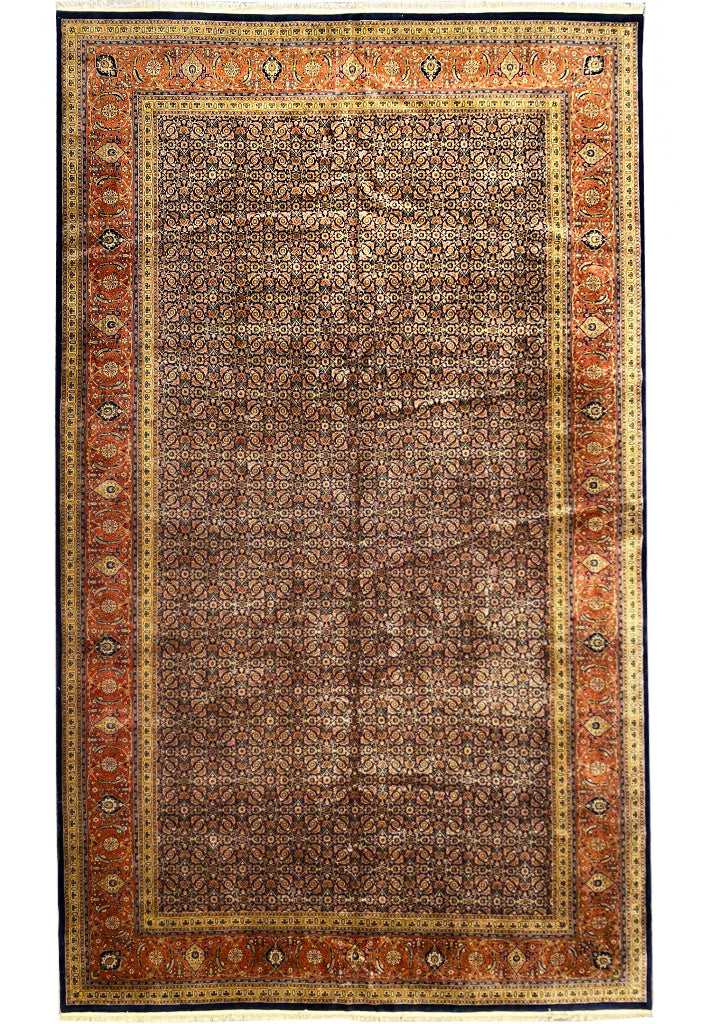 11.11 x 19.9 Multi-Color Fine Quality Persian Tabriz Rug 79568