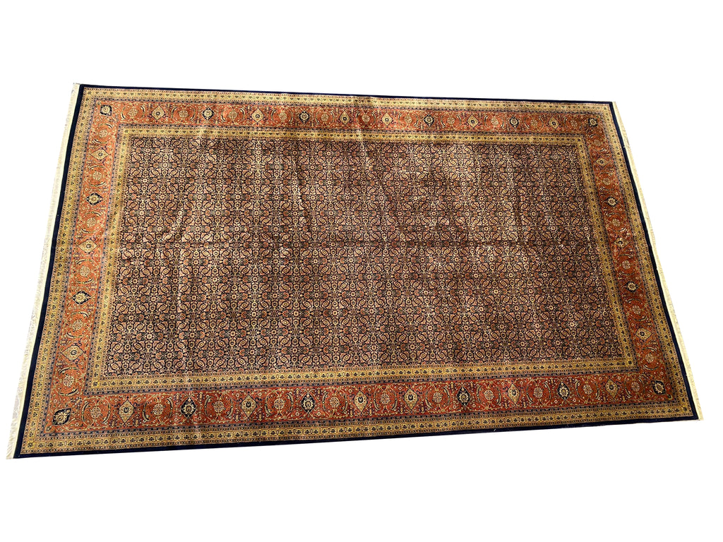 11.11 x 19.9 Multi-Color Fine Quality Persian Tabriz Rug 79568