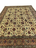 Load image into Gallery viewer, 10.7 x 14.6 Semi-Antique Persian Tabriz Rug IVORY 14871