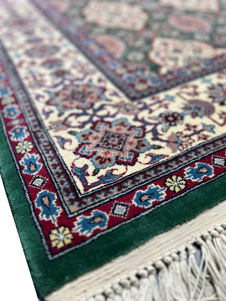 5.2 x 8.10 Basil Green New Quality Pakistan Rug 14130