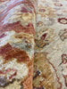 Load image into Gallery viewer, 8 x 10.3 Natural Wool Agra rug Warm Colors Beige Rust #B-72586
