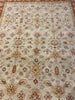 Load image into Gallery viewer, 8 x 10.3 Natural Wool Agra rug Warm Colors Beige Rust #B-72586