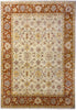 Load image into Gallery viewer, 8&#39; x 10&#39;-Natural-Wool-Agra-rug-Warm-Colors-Beige-Rust.jpg