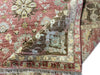 Load image into Gallery viewer, 7.9 x 10 Beautiful Handmade Rug Natural Wool Rust Salmon Olive #F-6441