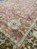 Load image into Gallery viewer, 7.9 x 10 Beautiful Handmade Rug Natural Wool Rust Salmon Olive #F-6441
