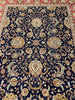 Load image into Gallery viewer, 8.1 x 10.7 BLACK Handmade Agra Rug Natural Wool #F-6445