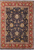 Load image into Gallery viewer, 8&#39; x 11&#39;-BLACK-Handmade-Agra-Rug.jpg