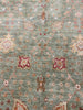 Load image into Gallery viewer, 8 x 10 GREEN Agra Rug Handmade Quality Wool #F-6448