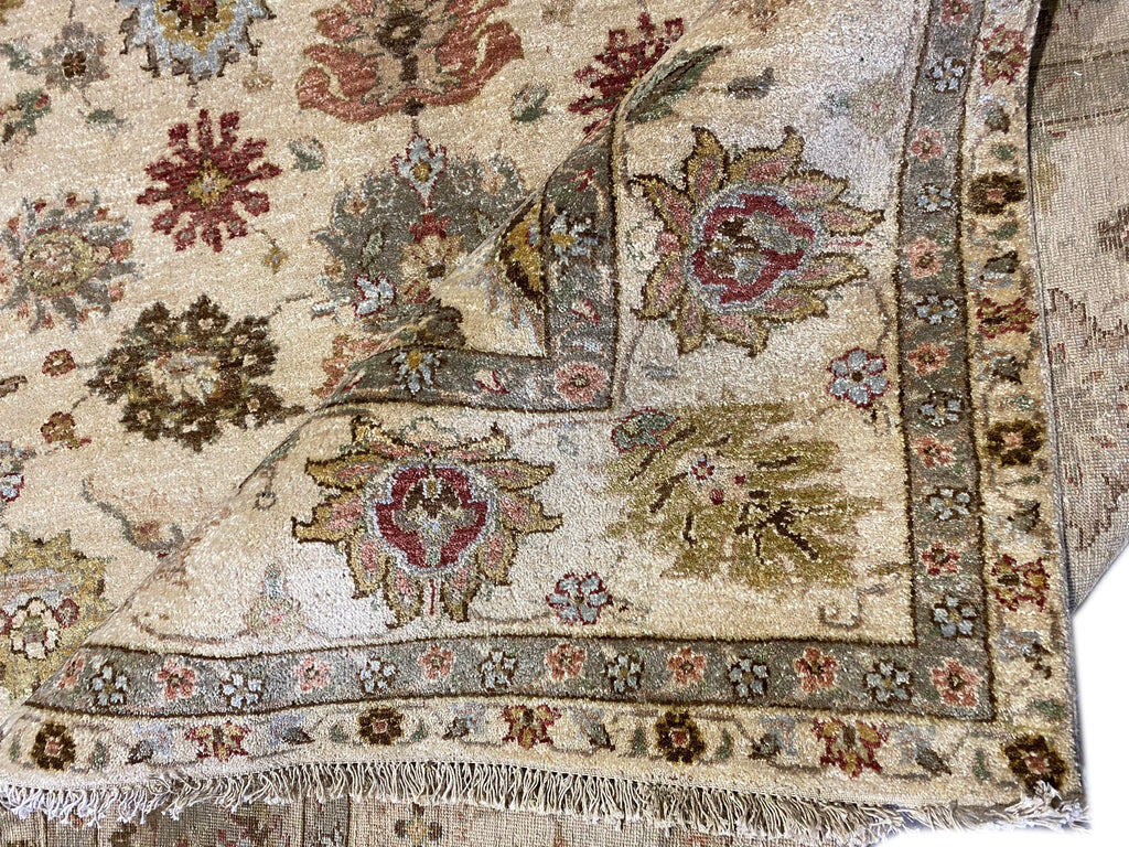 8.0 x 8.10 SQUARISH Agra Rug QUALITY HANDMADE CARPET #F-6449