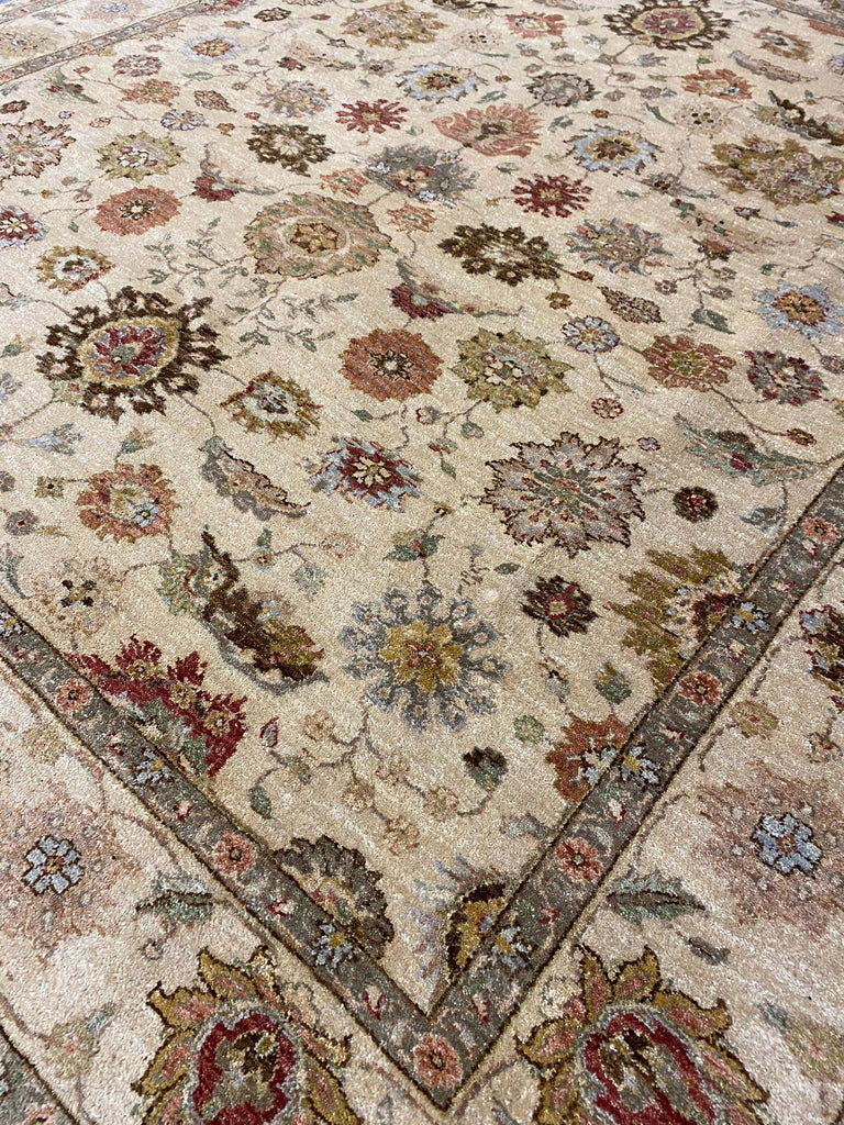 8.0 x 8.10 SQUARISH Agra Rug QUALITY HANDMADE CARPET #F-6449