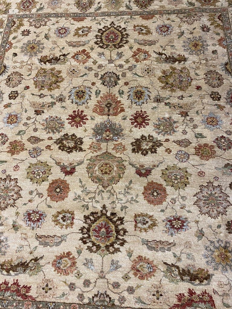 8.0 x 8.10 SQUARISH Agra Rug QUALITY HANDMADE CARPET #F-6449