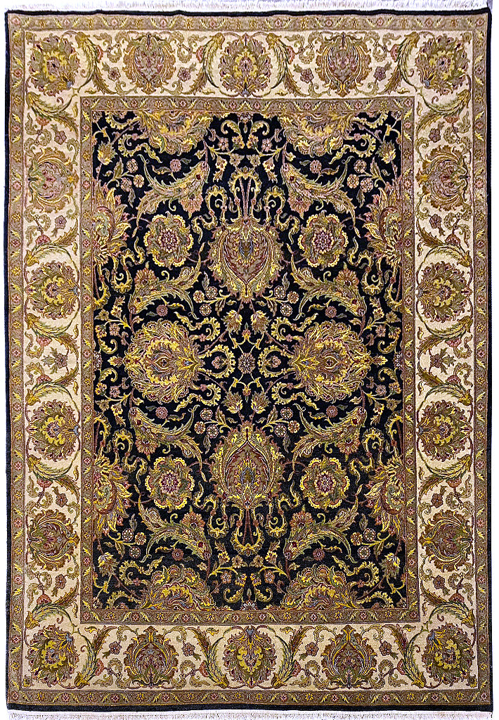 8' x 10'-Quality-Jaipour-Rug -BLACK-LUSTROUS-DENSE-WOOL.jpg