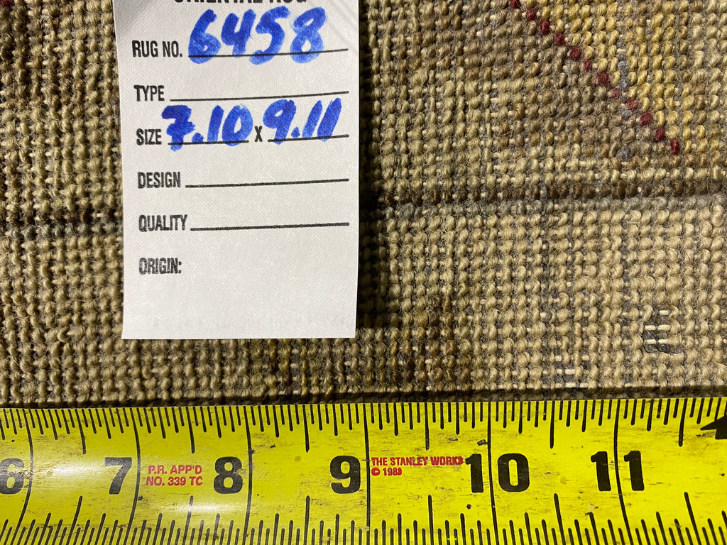 8 x 10 QUALITY AGRA RUG BLACK #F-6458