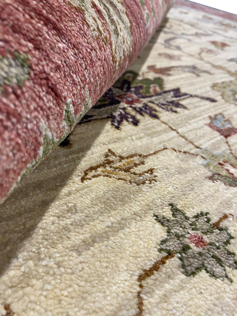 8 x 10.3 NEW Handmade Quality Ziglar Rug #F-6459