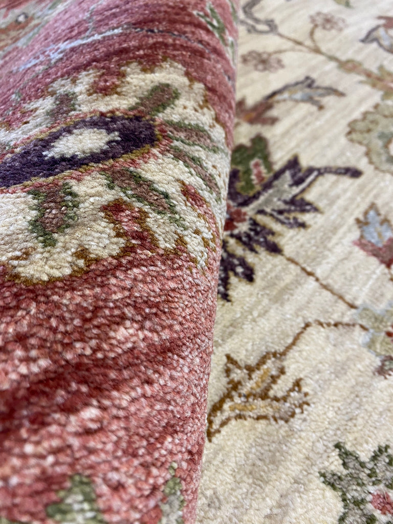 8 x 10.3 NEW Handmade Quality Ziglar Rug #F-6459