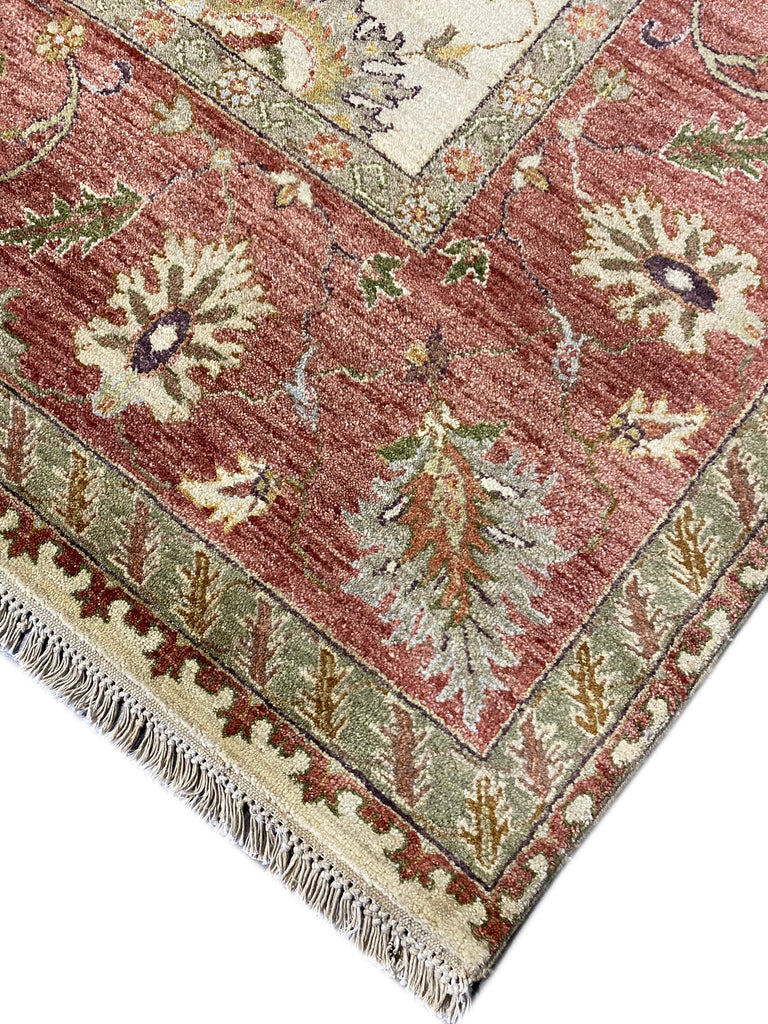 8 x 10.3 NEW Handmade Quality Ziglar Rug #F-6459