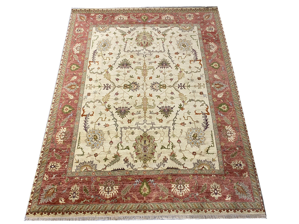 8 x 10.3 NEW Handmade Quality Ziglar Rug #F-6459