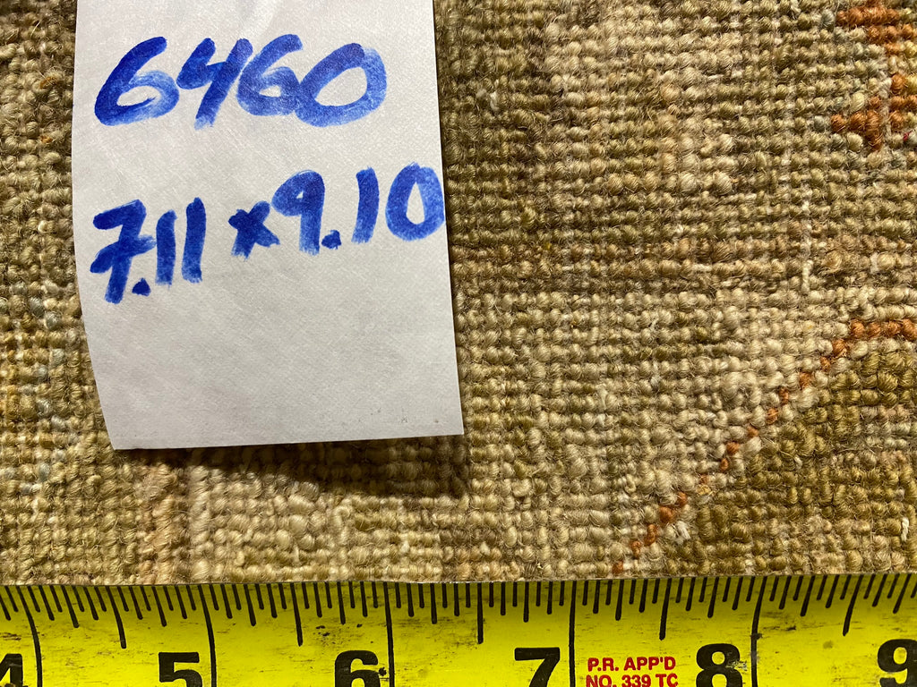 8 x 10 RUG NATURAL Wool QUALITY RUST #F-6460