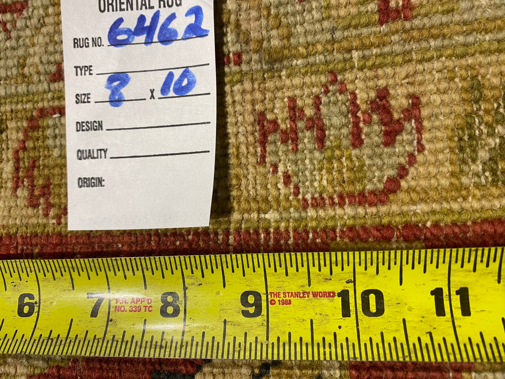 8 x 10 QUALITY AGRA RUG GOLD #F-6462
