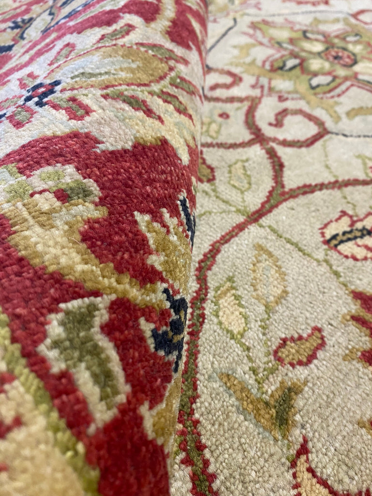 8 x 10 QUALITY AGRA RUG GOLD #F-6462