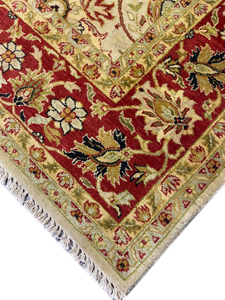 8 x 10 QUALITY AGRA RUG GOLD #F-6462