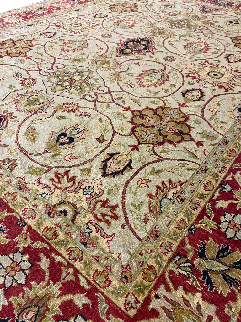 8 x 10 QUALITY AGRA RUG GOLD #F-6462