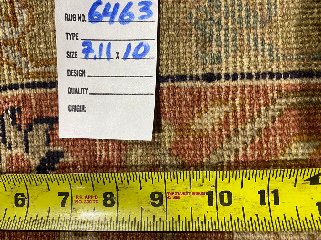 8.0 x 10 New Serapi Rug Handmade Natural Wool #F-6463