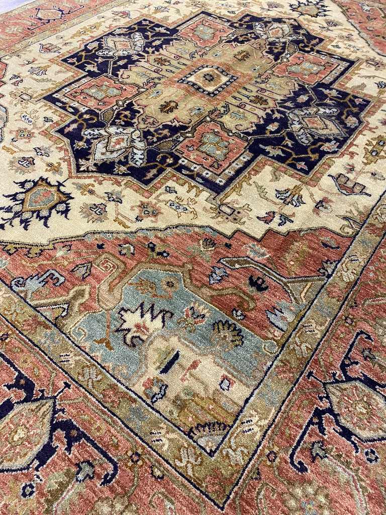 8.0 x 10 New Serapi Rug Handmade Natural Wool #F-6463