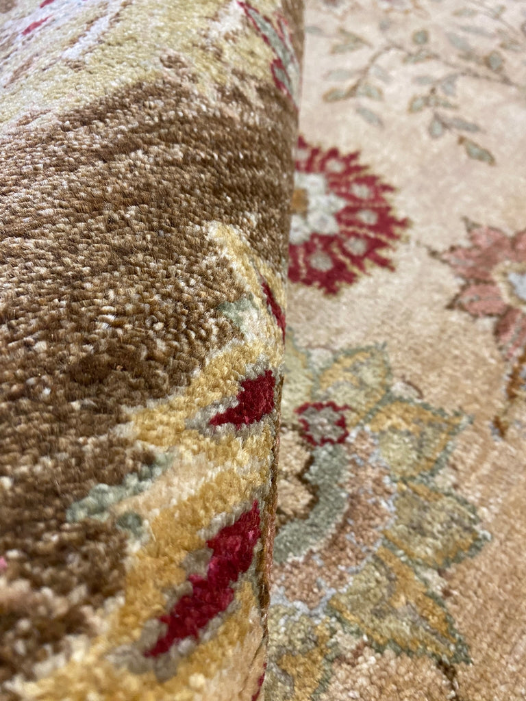8 x 10.0 Quality Ziglar Agra Rug GOLD OLIVE #F-6464