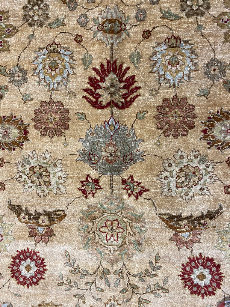 8 x 10.0 Quality Ziglar Agra Rug GOLD OLIVE #F-6464