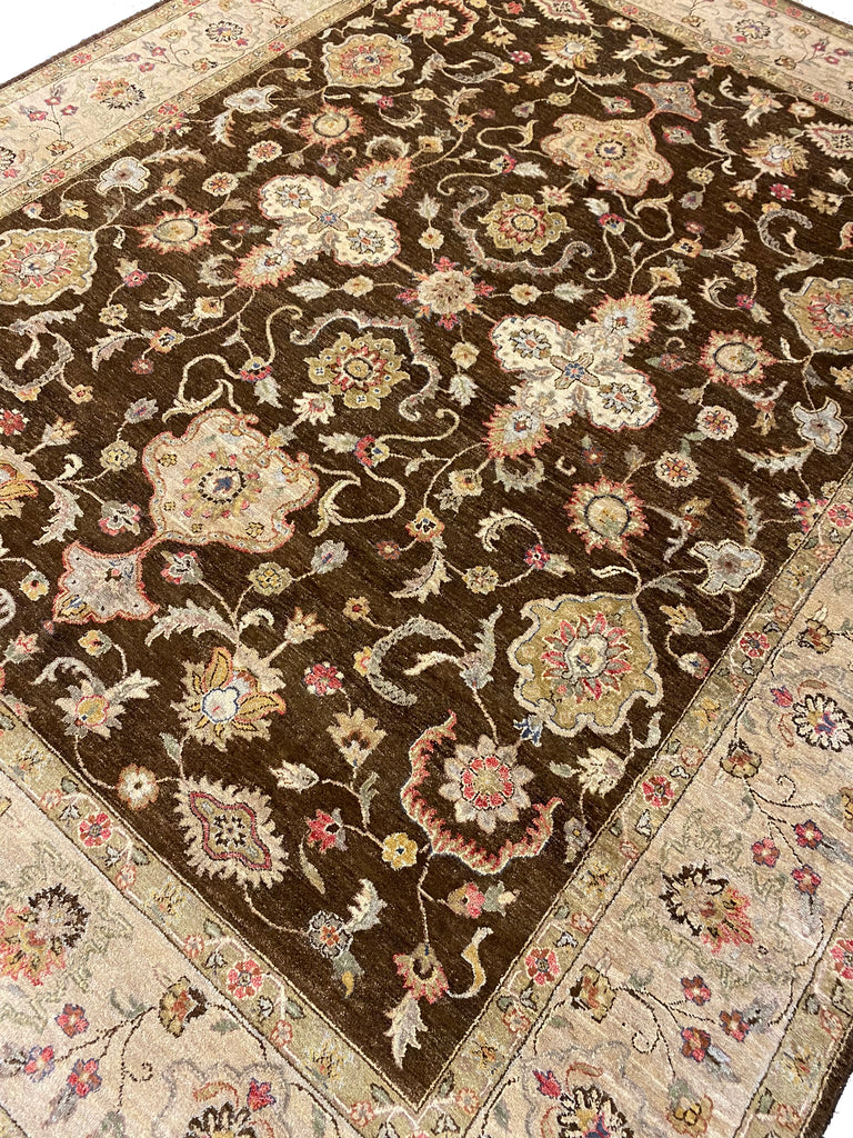 7.10 x 9.9 Quality Agra Rug OLIVE #F-6465