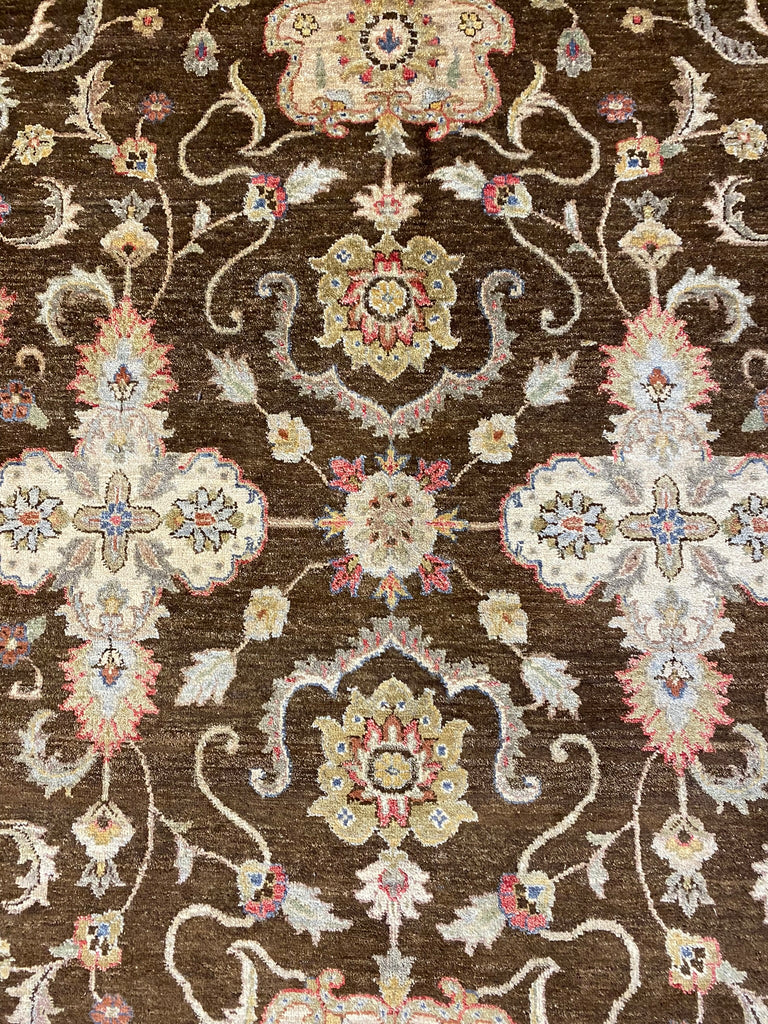 7.10 x 9.9 Quality Agra Rug OLIVE #F-6465