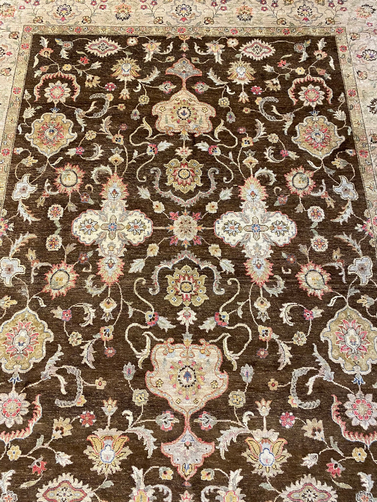 7.10 x 9.9 Quality Agra Rug OLIVE #F-6465