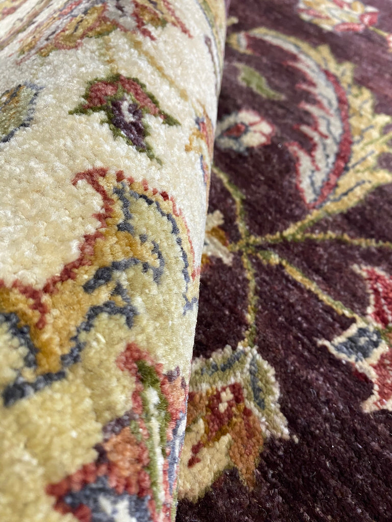 8 x 10 Natural Quality Handmade Ziglar Rug #B-72576